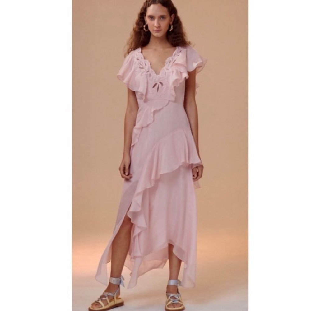Rebecca Taylor Short Sleeve Hana Dress. - Picture 2 of 10